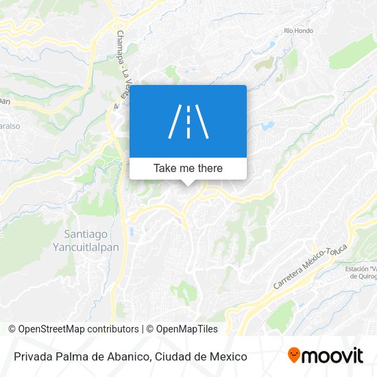 Mapa de Privada Palma de Abanico