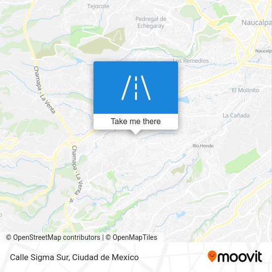 Calle Sigma Sur map