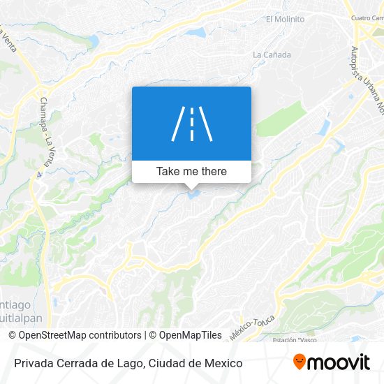 Mapa de Privada Cerrada de Lago