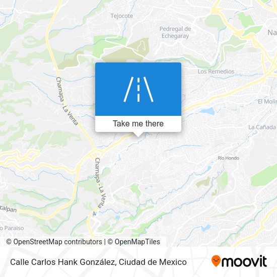 Calle Carlos Hank González map