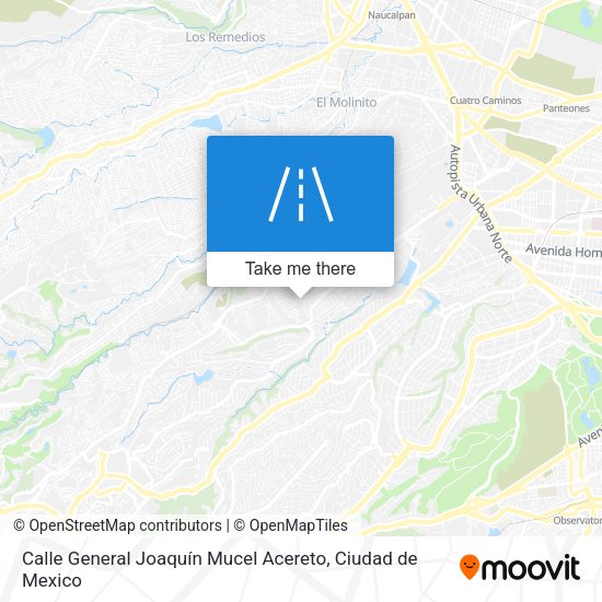 Mapa de Calle General Joaquín Mucel Acereto