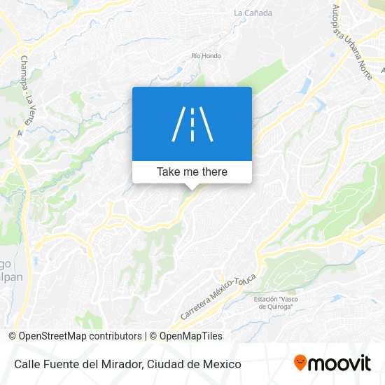 Mapa de Calle Fuente del Mirador