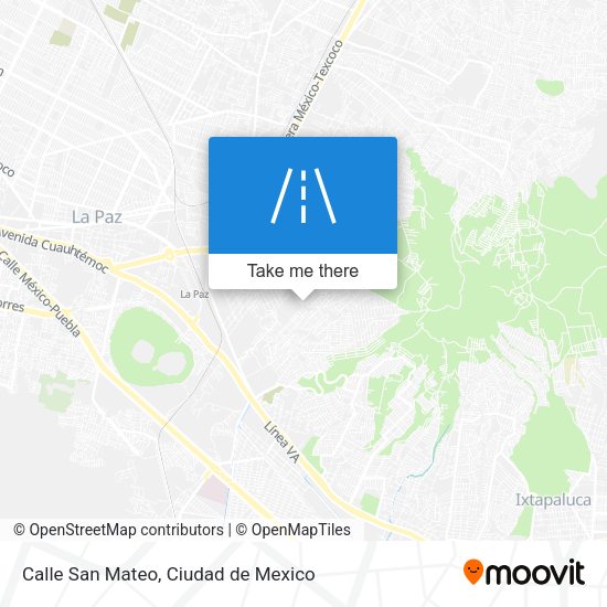 Calle San Mateo map