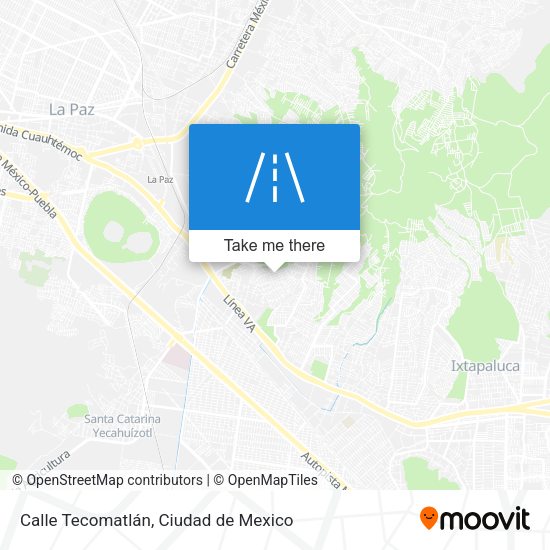 Calle Tecomatlán map