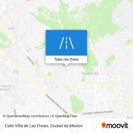 Mapa de Calle Villa de Las Flores