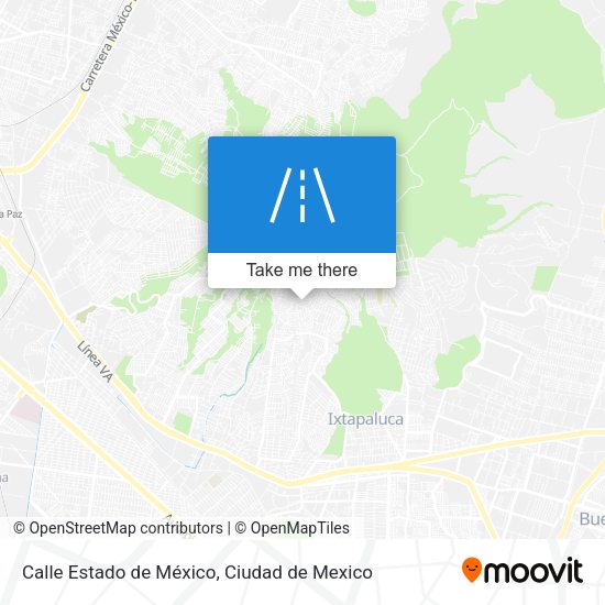 Calle Estado de México map