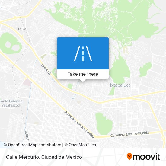 Mapa de Calle Mercurio