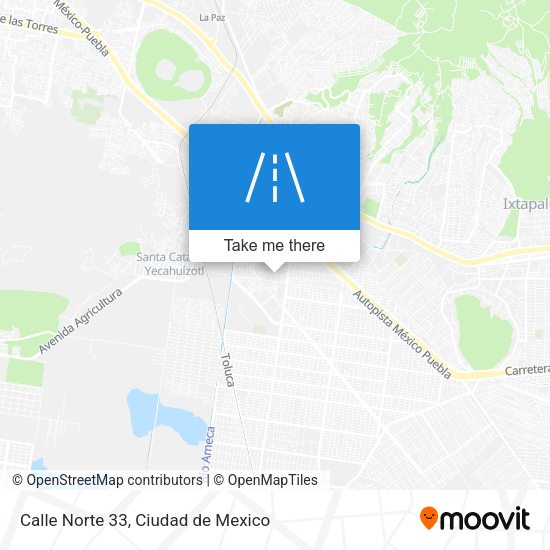Calle Norte 33 map