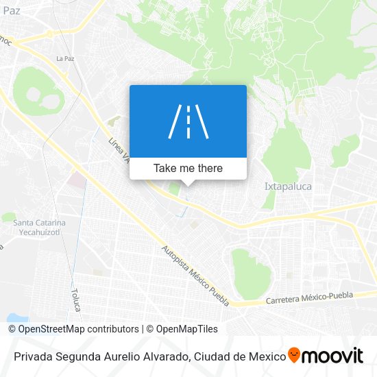 Mapa de Privada Segunda Aurelio Alvarado