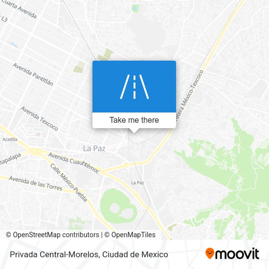 Privada Central-Morelos map