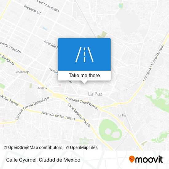 Calle Oyamel map