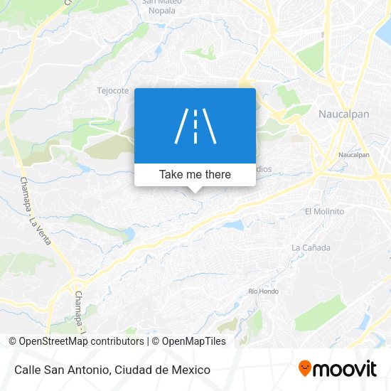 Calle San Antonio map