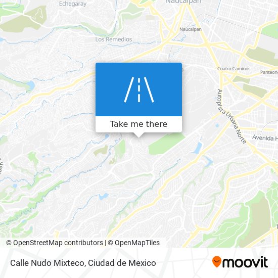 Mapa de Calle Nudo Mixteco