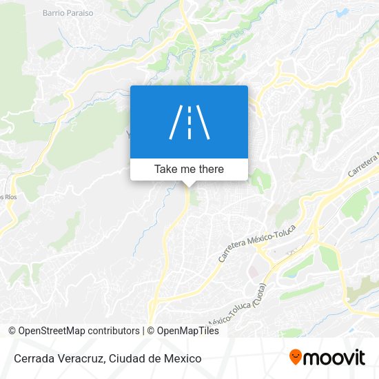 Mapa de Cerrada Veracruz