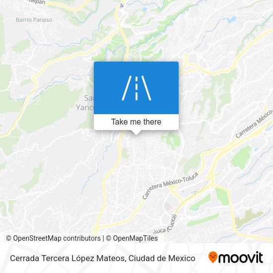 Cerrada Tercera López Mateos map