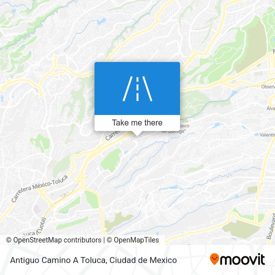 Antiguo Camino A Toluca map