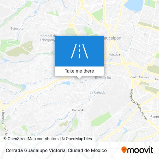 Cerrada Guadalupe Victoria map