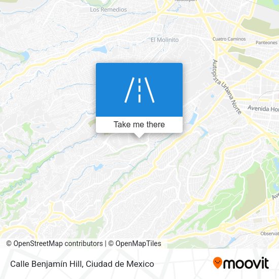 Calle Benjamín Hill map