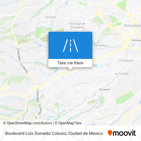 Boulevard Luis Donaldo Colosio map