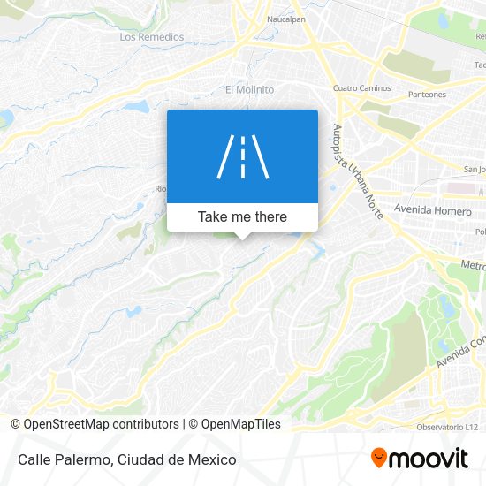 Calle Palermo map