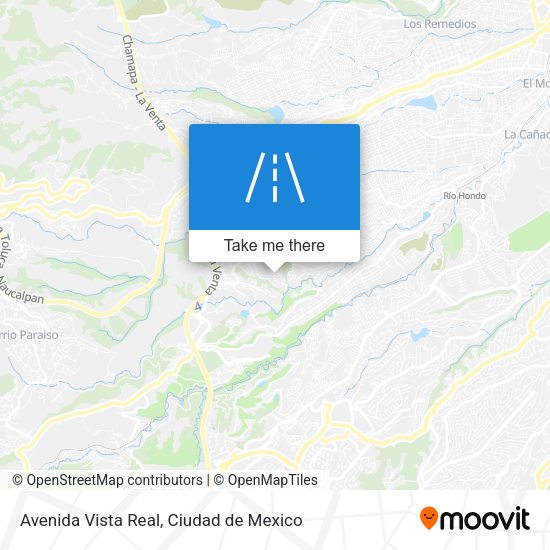 Avenida Vista Real map
