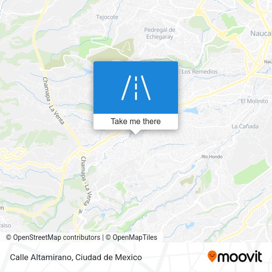 Calle Altamirano map