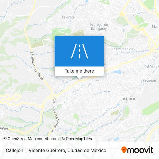 Callejón 1 Vicente Guerrero map