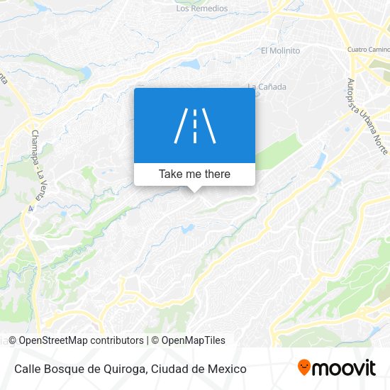 Mapa de Calle Bosque de Quiroga