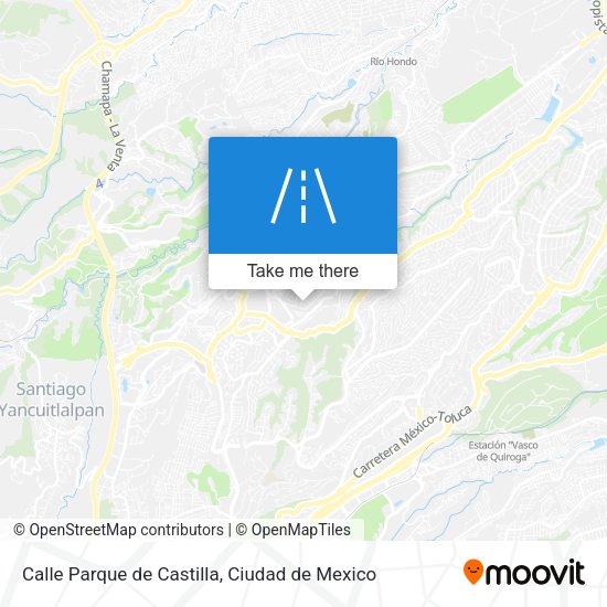Calle Parque de Castilla map
