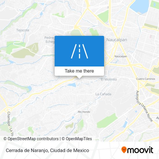Cerrada de Naranjo map