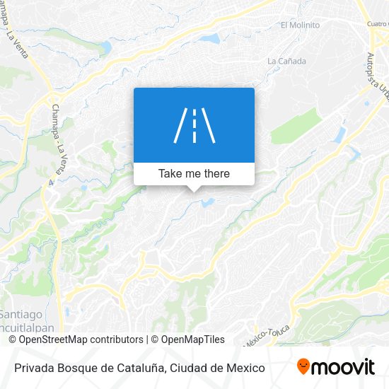 Privada Bosque de Cataluña map