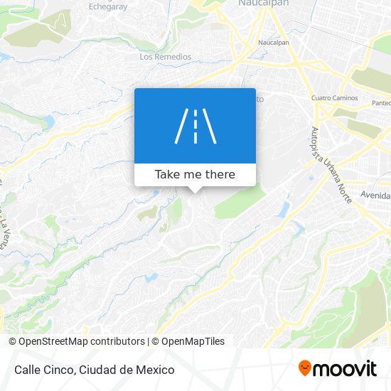 Mapa de Calle Cinco