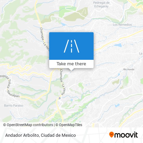 Andador Arbolito map