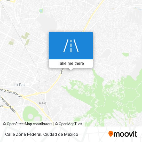 Mapa de Calle Zona Federal