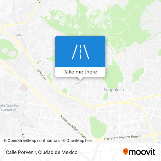 Mapa de Calle Porvenir