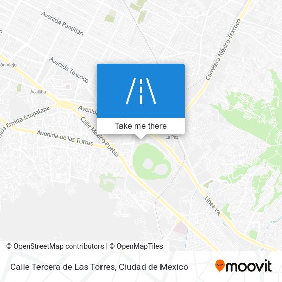 Calle Tercera de Las Torres map