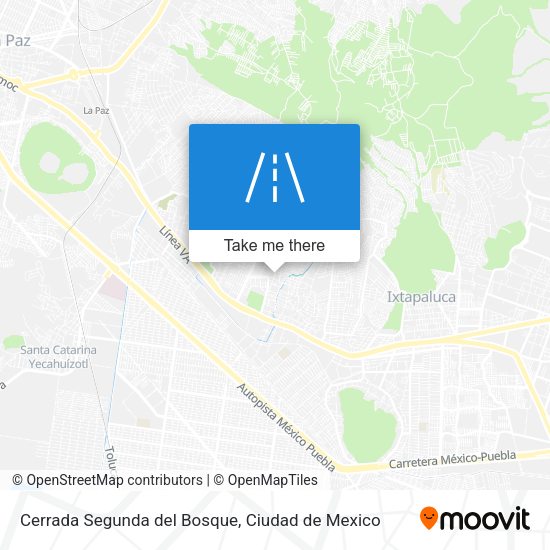 Cerrada Segunda del Bosque map