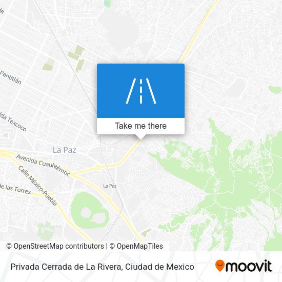 Privada Cerrada de La Rivera map