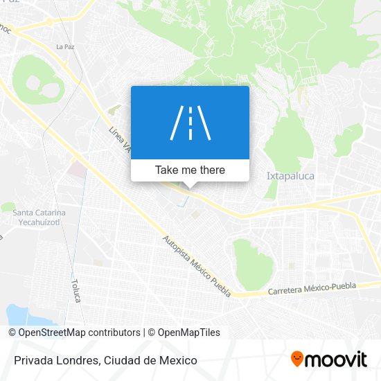 Privada Londres map