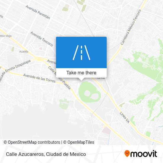 Calle Azucareros map