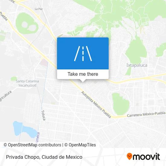 Privada Chopo map