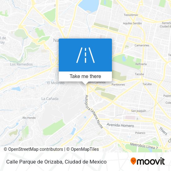Calle Parque de Orizaba map