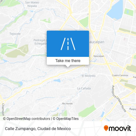 Calle Zumpango map