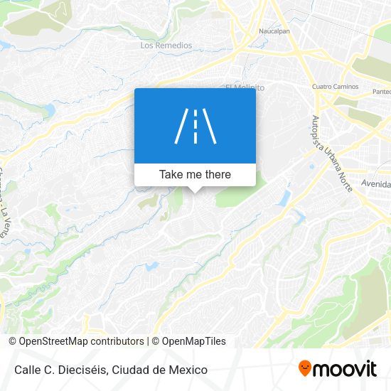 Mapa de Calle C. Dieciséis