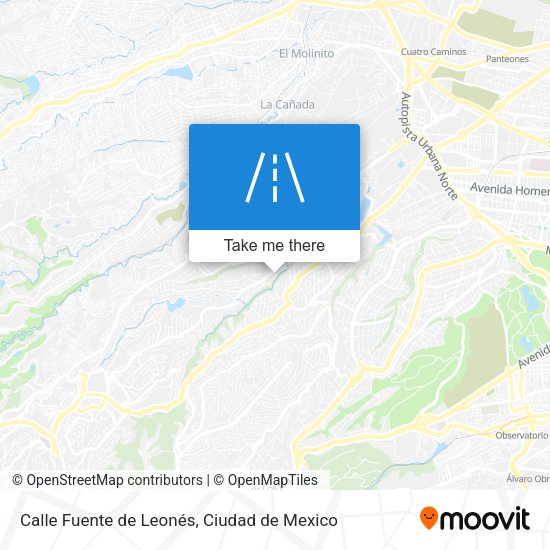 Calle Fuente de Leonés map
