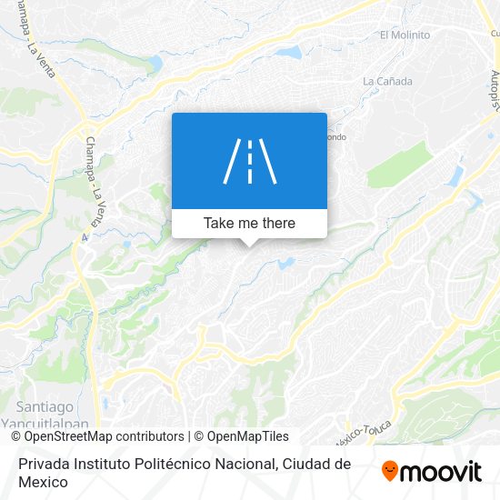 Mapa de Privada Instituto Politécnico Nacional