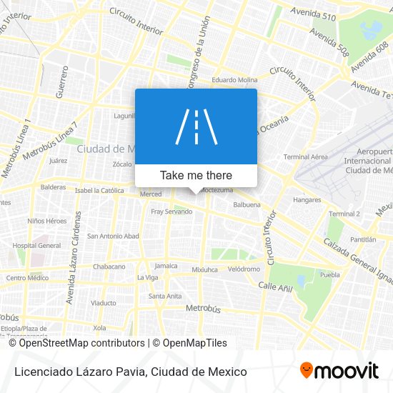 Mapa de Licenciado Lázaro Pavia