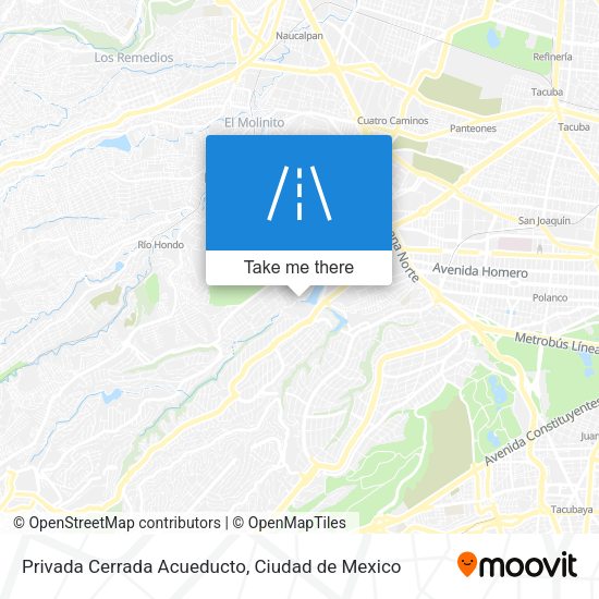 Privada Cerrada Acueducto map