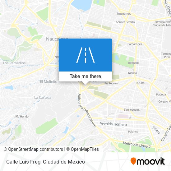 Calle Luis Freg map