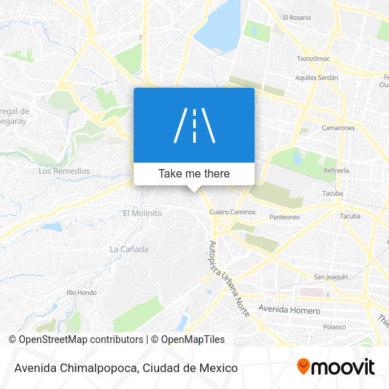 Mapa de Avenida Chimalpopoca
